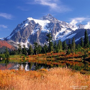 Mount Shuksan in the North Cascades, WA.