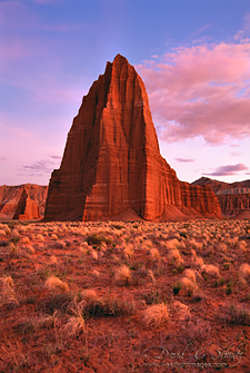 Temple of the Sun in Capitol Reef National Park.