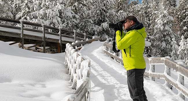 Clothing and camera gear list for winter in Yellowstone photo tours